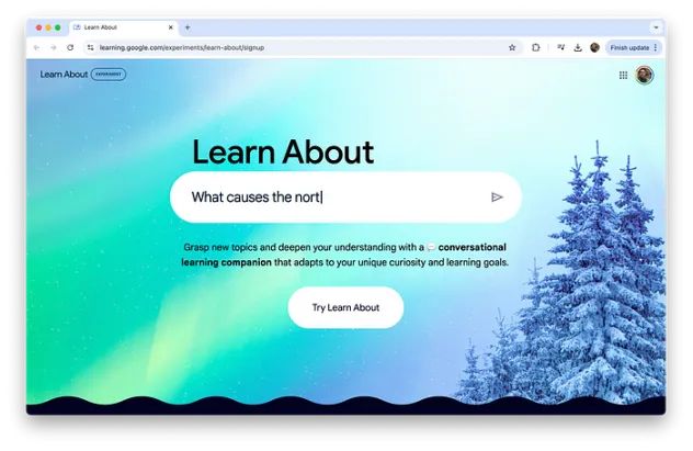 谷歌推出全新“Learn About”AI工具,助你轻松学习任何内容! 谷歌推出全新“Learn About”AI工具,助你轻松学习任何内容!