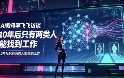 AI教母李飞飞访谈，10年后只有两类人能找到工作